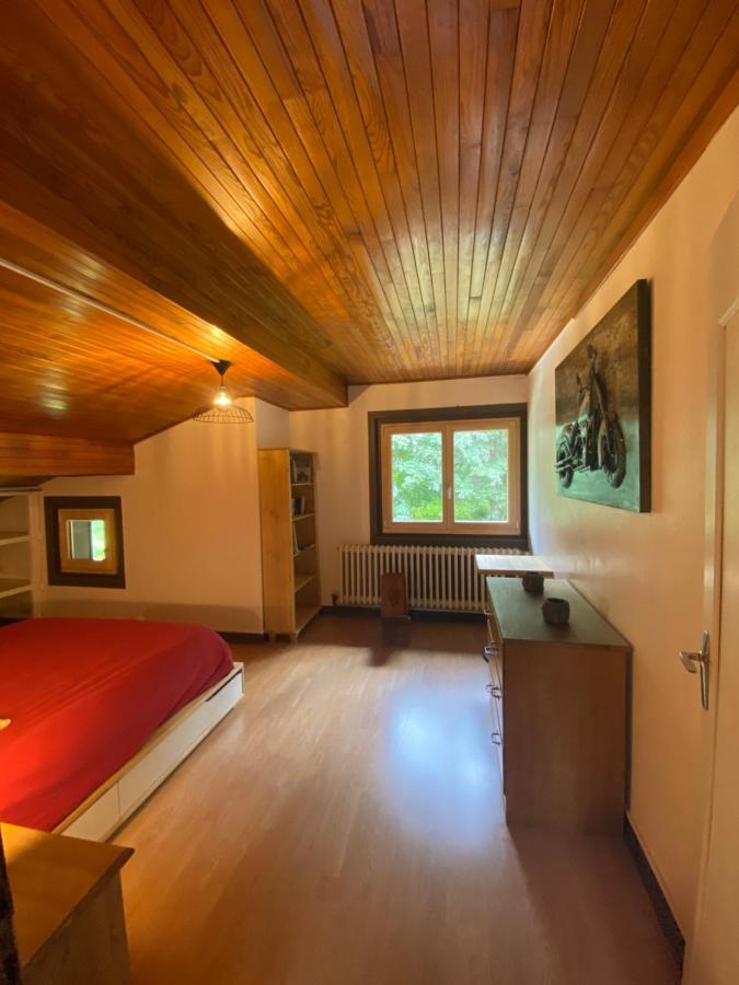 Logement Mansarde Dans Maison Avec Jardin En Bord De Piste, Vue Montagne Les Houches Εξωτερικό φωτογραφία