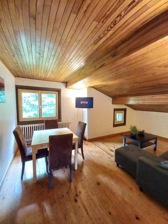 Logement Mansarde Dans Maison Avec Jardin En Bord De Piste, Vue Montagne Les Houches Εξωτερικό φωτογραφία